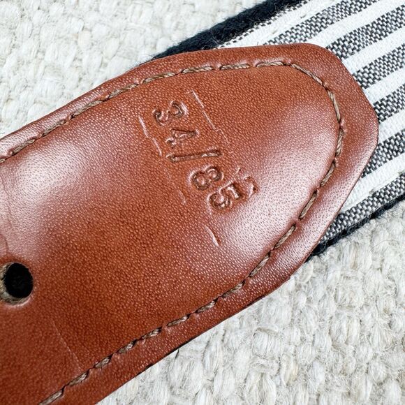 YRI Belt Mens Old Memorial Golf Club Black Embroidered Turtle Logo - Picture 11 of 16